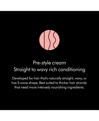 Chitosan Pre-style cream travel mini, Straight to wavy, Rich conditioning, 30mL