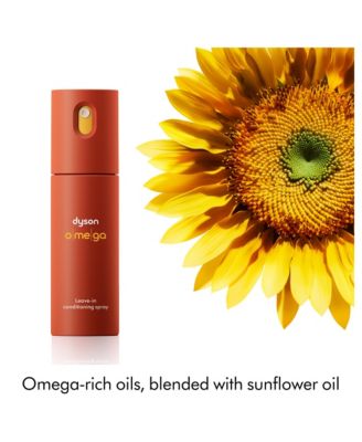 Omega Leave-in conditioning spray (50mL) and Dyson Chitosan Multi-use styling spray (50mL)