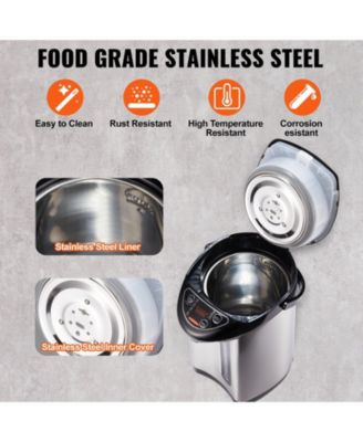 Hot Water Dispenser 4-Temp Stainless Steel Boiler 4L Countertop Heater