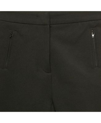 Women's Black Gabardine Trousers