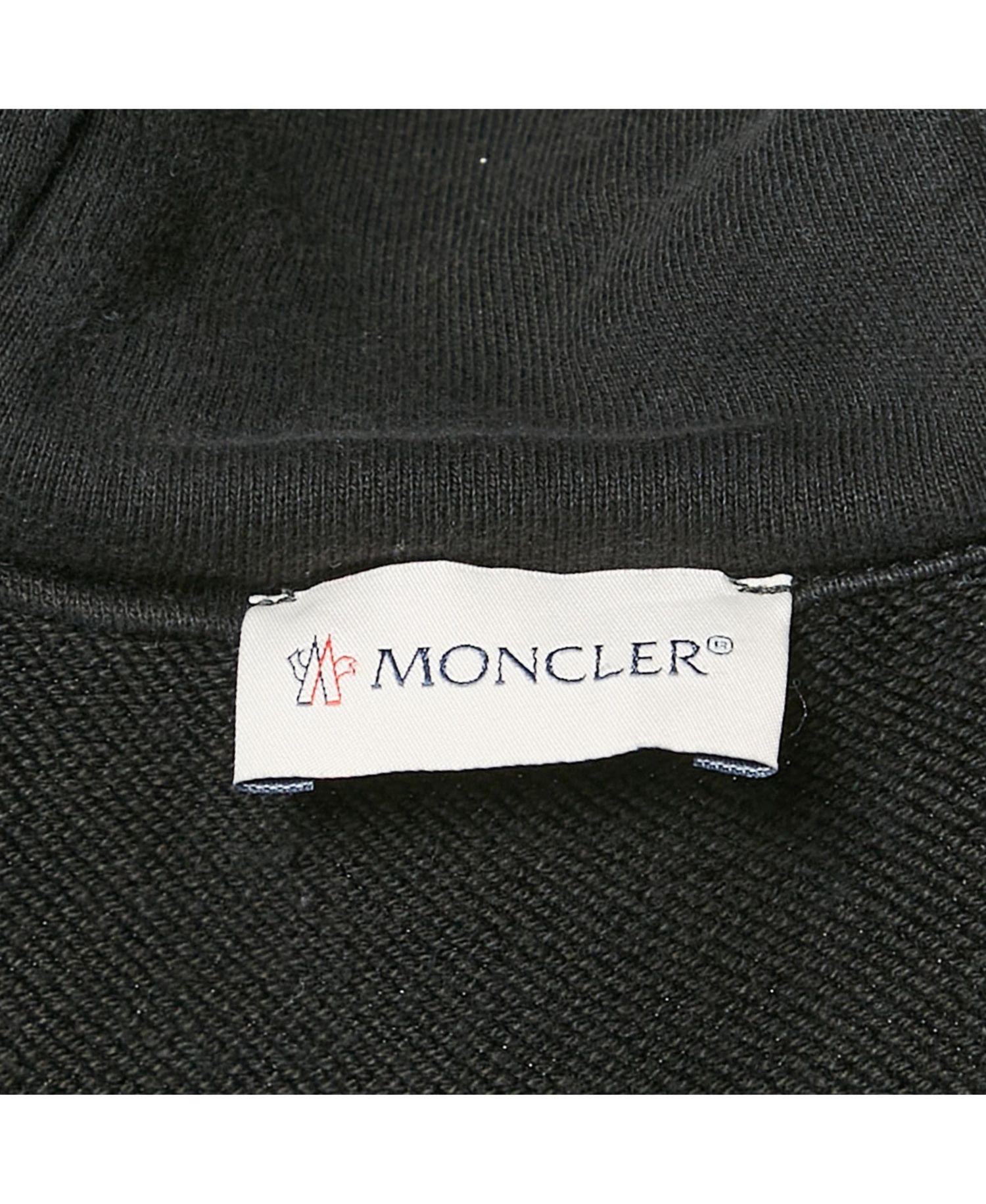 Men's Black Jersey Zip-Up Hooded Jacket