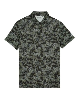 Men's Golf Digital Floral Polo Shirt