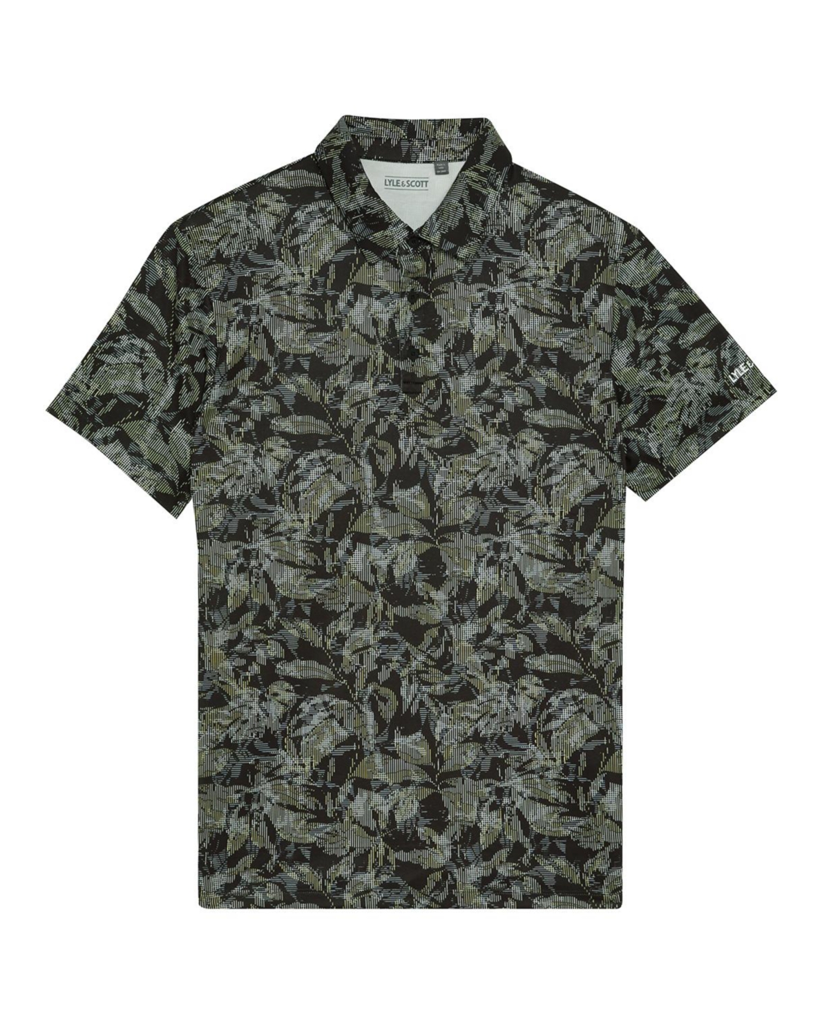 Lyle & Scott Men's Golf Digital Floral Polo Shirt