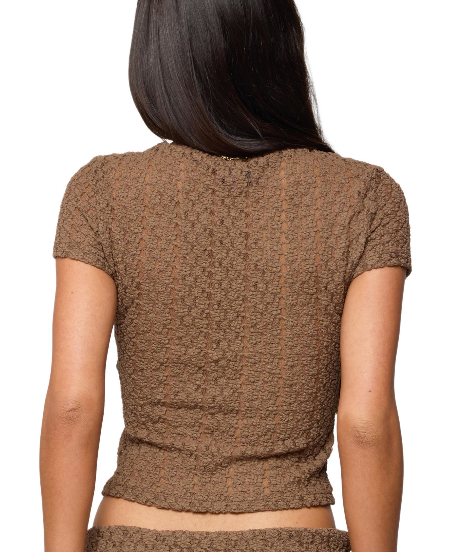 Women's Rye Sheer Textured T Shirt