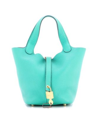 Pre-Owned HERMES PM Picotin Lock Bag Clemence