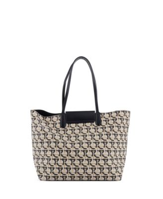 Medium Gancini Travel Tote Gancini Jacquard