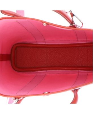 Pre-Owned HERMES 28 Garden File Tote Toile and Leather