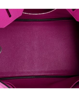 Birkin 30 Handbag Pink Togo with Palladium Hardware