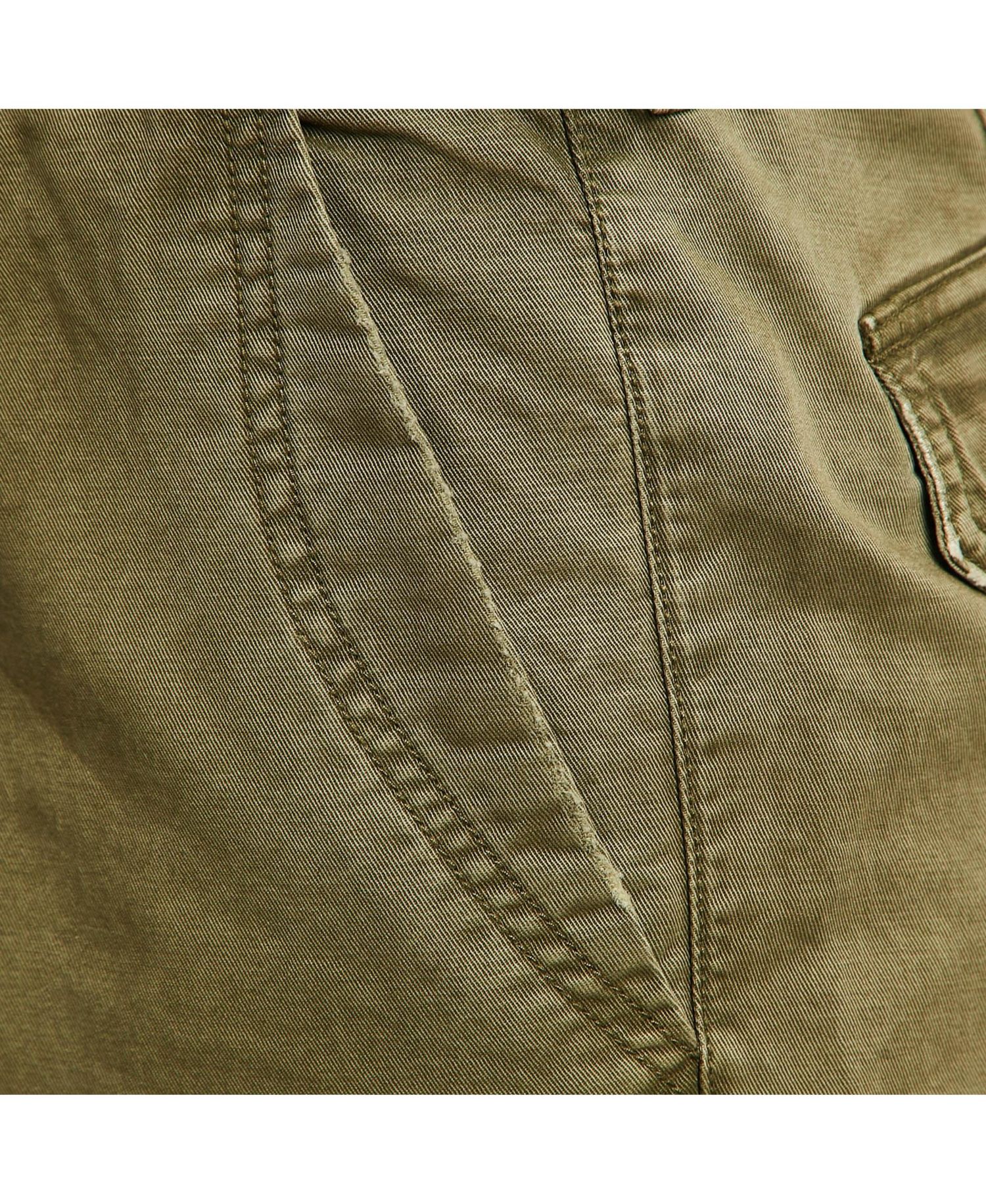 Men's Green Cotton Pargo Cargo Pants