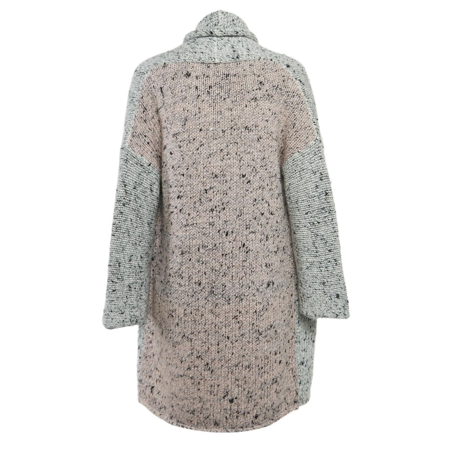 Women's Pre-Owned Zadig and Voltaire Grey Knit Open Front Cardigan