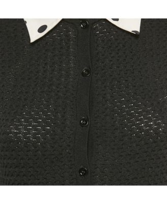 Women's Cheap And Chic Patterned Knit Sleeveless Top