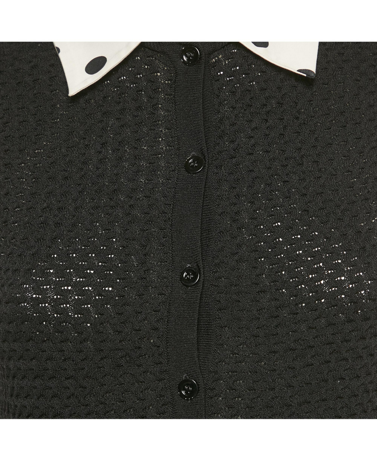 Pre-Owned Moschino Women's Cheap And Chic Patterned Knit Sleeveless Top