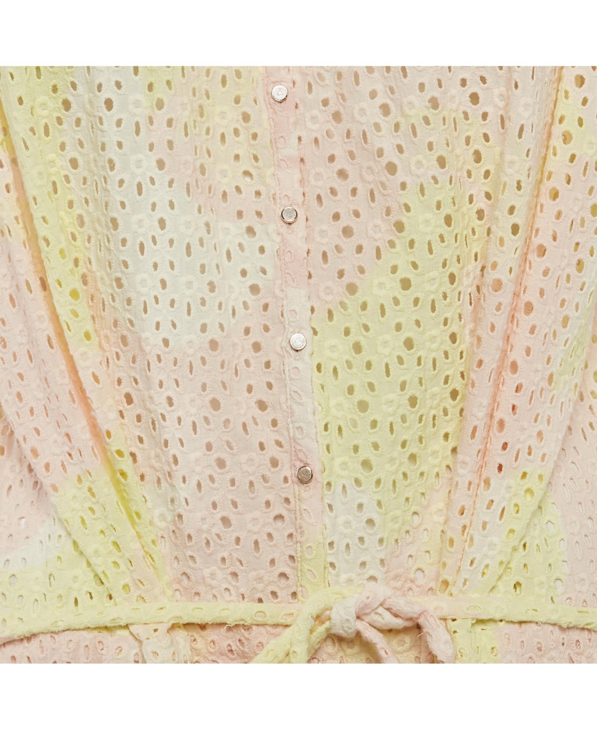 Pre-Owned Zadig & Voltaire Women's Yellow/pink Camouflage Print Anglaise Requiem Short Dress