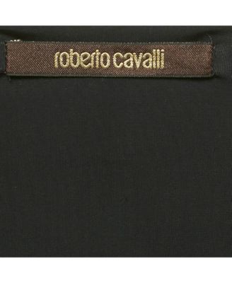 Women's Black Printed Jersey Short Dress