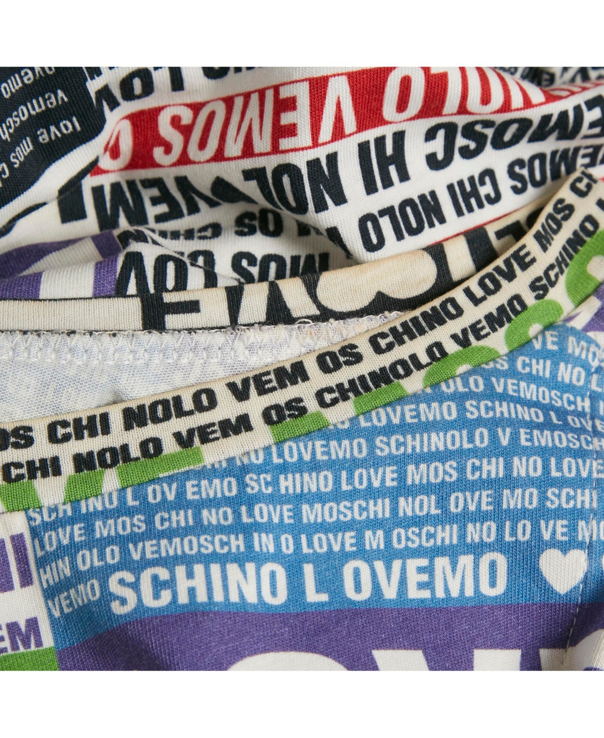 Pre-Owned Love Moschino Women's Blue Striped Denim Button Front Shirt