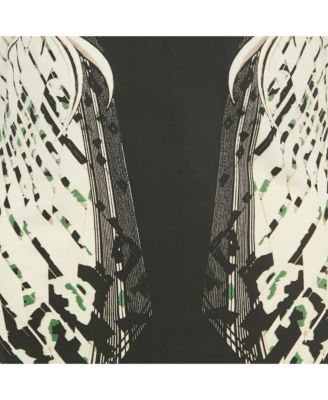 Women's Beige Cotton And Modal Faux Feather Detail T-Shirt