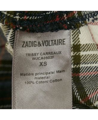 Women's Green Checks Cotton Trissy Carreaux Shirt