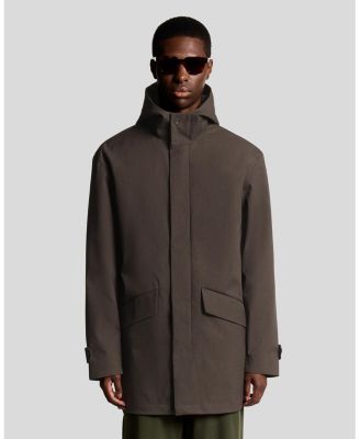 Men's Long Sleeve Hooded Military Parka Jacket