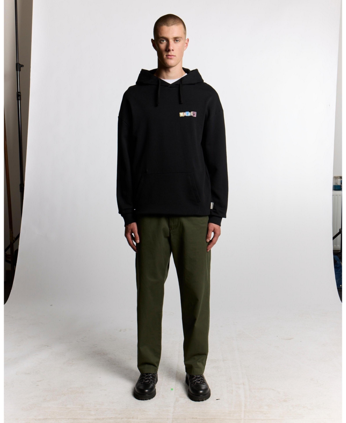 Lyle & Scott Men's Bold Letters Long Sleeve Graphic Hoodie