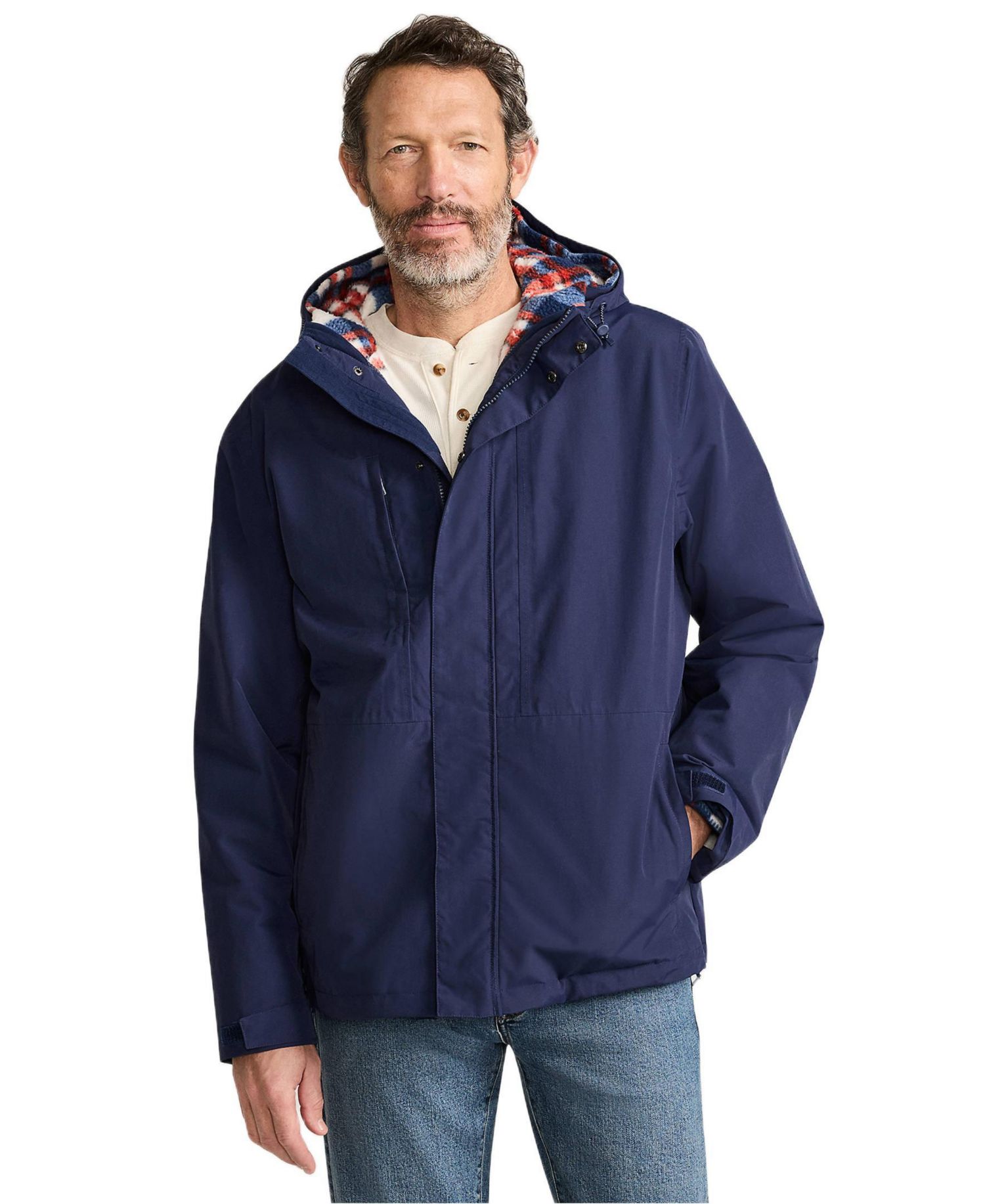 Big & Tall Squall 3 in 1 High Pile Lined Jacket