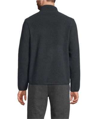 Men's Tall Half Zip High Pile Fleece Pullover