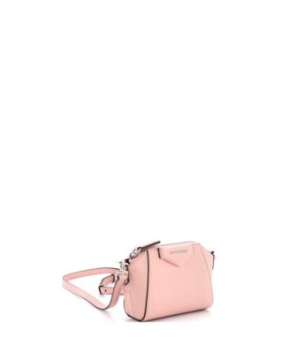 Nano Antigona Crossbody Bag Leather