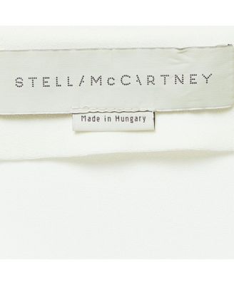 Women's Off White Crepe Long Sleeve Blouse