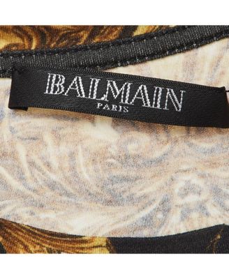 Women's Black/yellow Printed Jersey Sleeveless T-Shirt