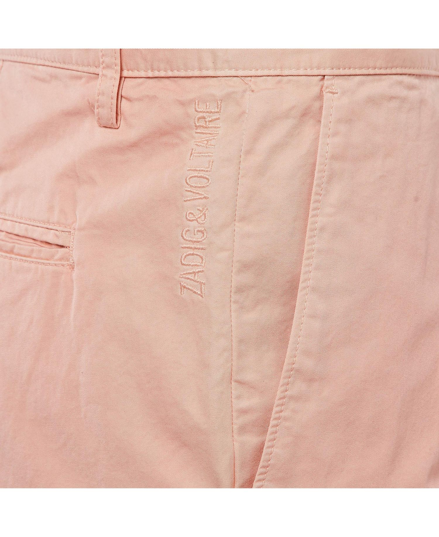 Men's Pink Cotton Patrick Chino Trousers