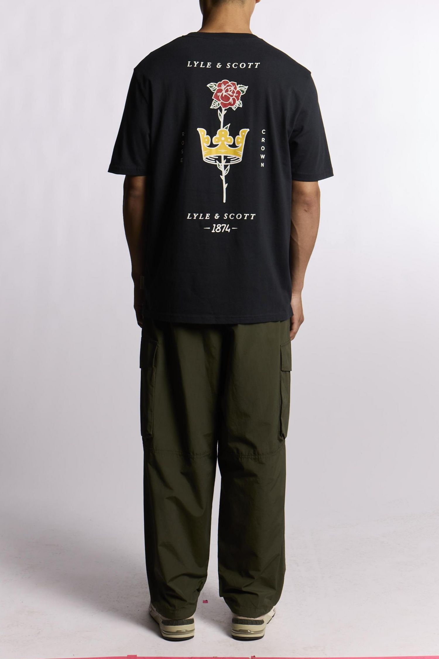 Men's Rose And Crown Graphic T-shirt
