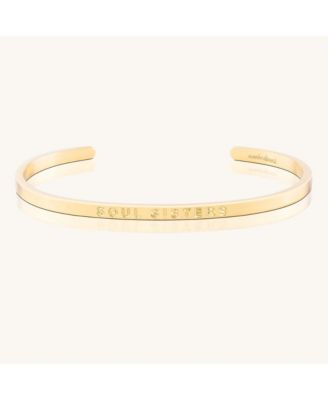 Mantra Sisterhood & Connection Friendship Bracelet - Yellow gold / whisper