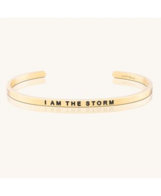 Mantra Resilience & Inner Power Cuff Bracelet - Yellow gold / original