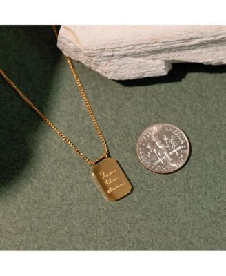 Powerful Beautiful Brilliant And Brave Note To Self Necklace