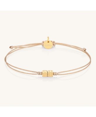 Mantra Thread Bracelet Pvd Plating Stainless Steel - Yellow gold 26$