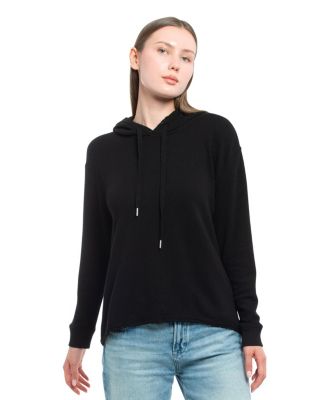 Women's Hi Lo Lace Hem Hoodie