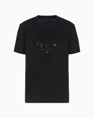 Men's Splatter Graphic Logo T-Shirt
