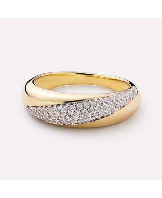 Gold Band Ring - Kira Dome Ring