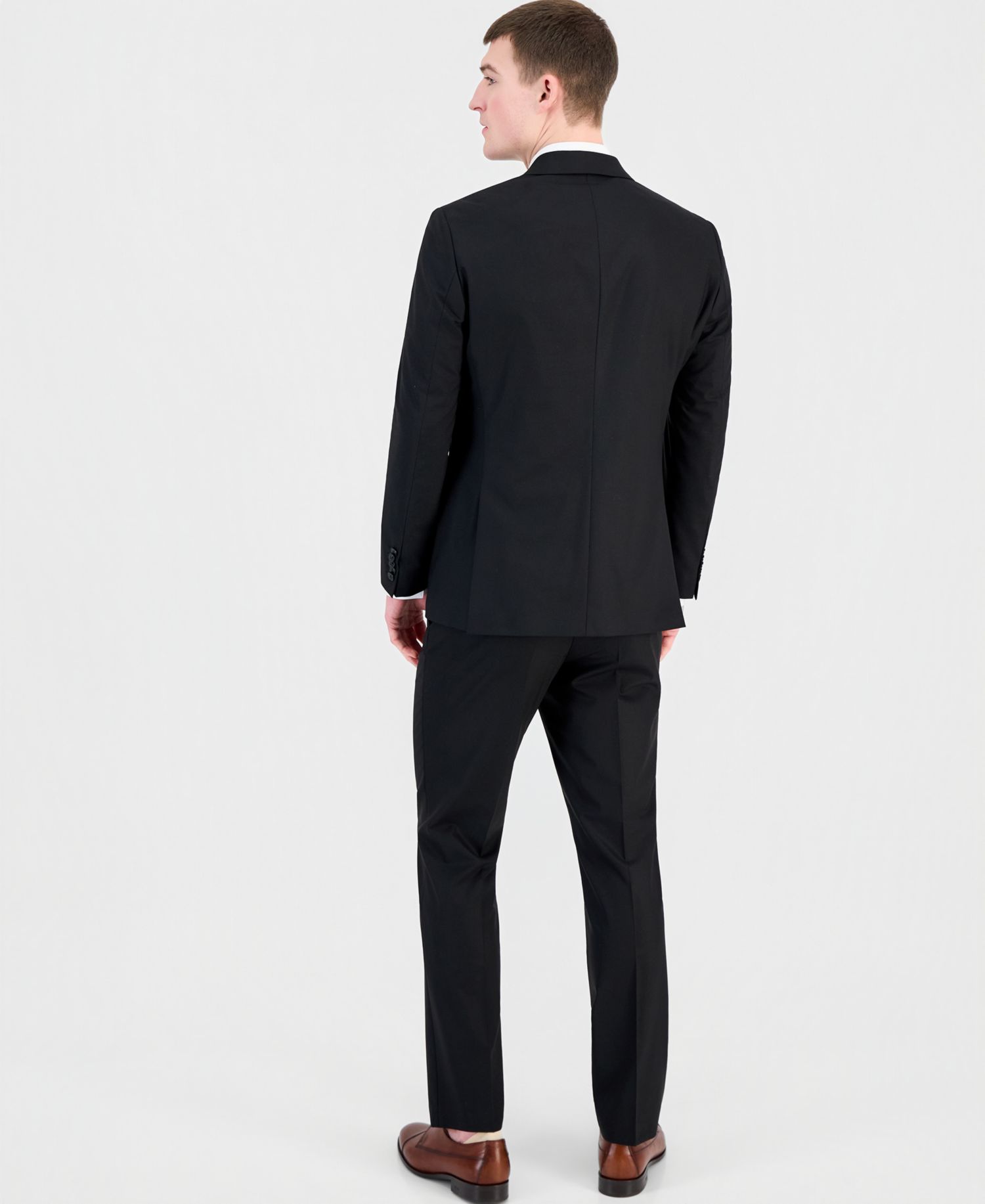 Men's Modern-Fit Wool Blend 2-Piece Suit