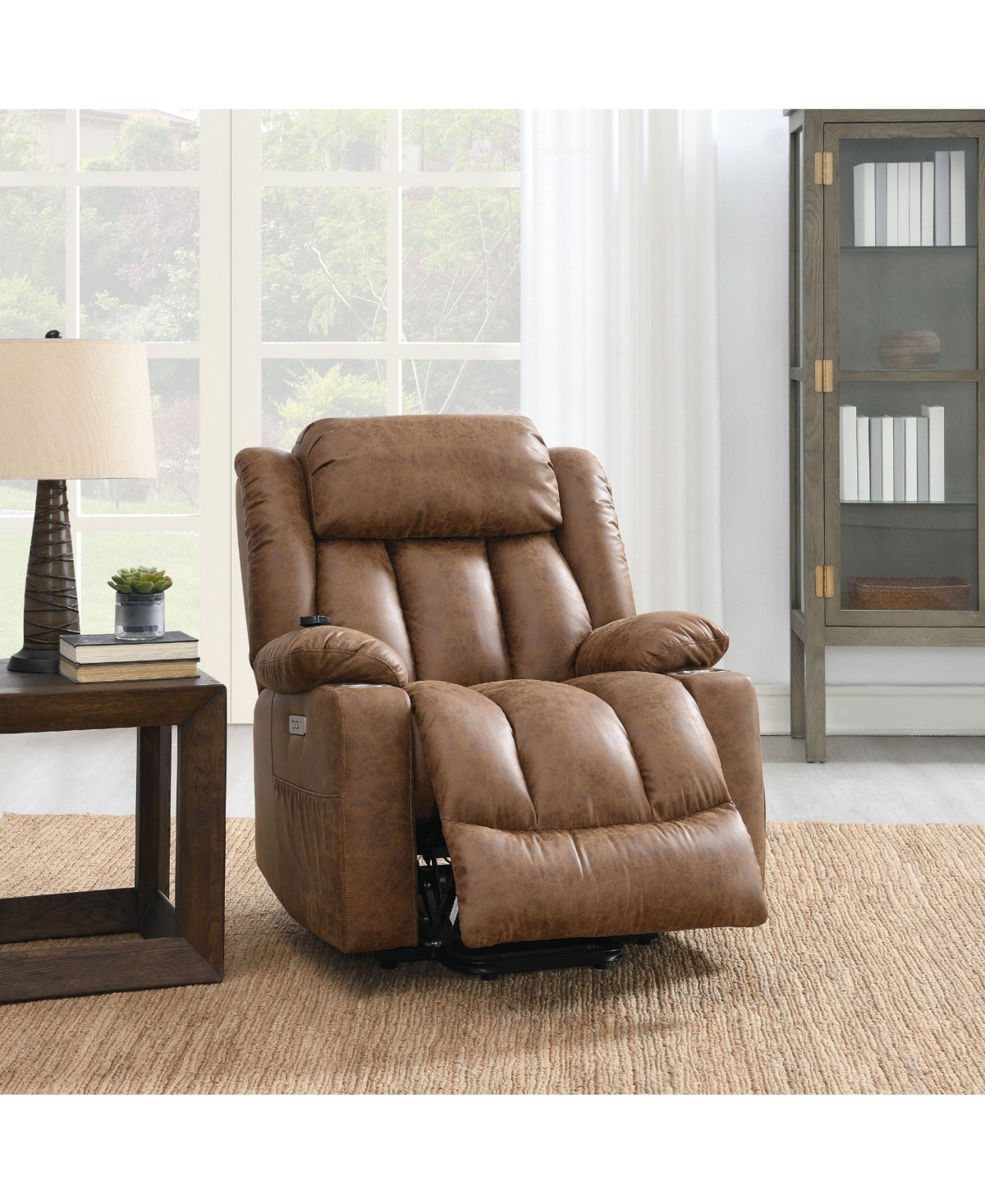 Sumyeg Power Lift Recliner with Heating and Massage