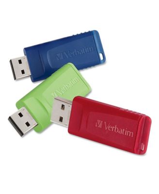 99811 32 GB Store 'n' Go USB Flash Drive - Assorted Colors (3/Pack)