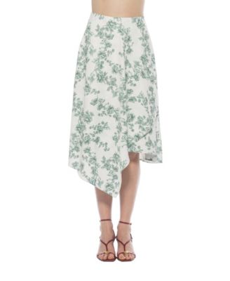 Women's Jess Asymmetric Midi Skirt