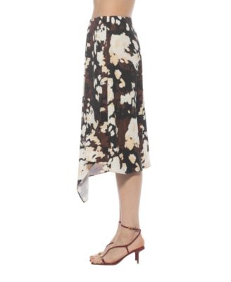 Women's Jess Asymmetric Midi Skirt