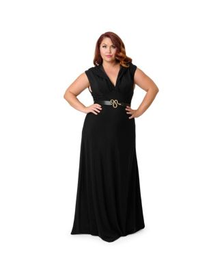 Plus Size Hooded Maxi Dress