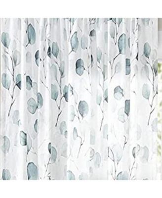 Eucalyptus Crushed Taffeta Rod Pocket Tailored Panel - 48x63", Spa