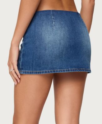 Women's Archie Stretchy Denim Mini Skort