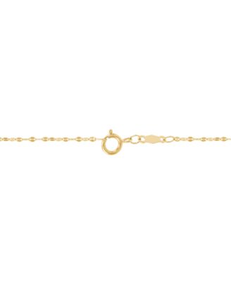 Lariat Necklace in 10k Yellow Gold
