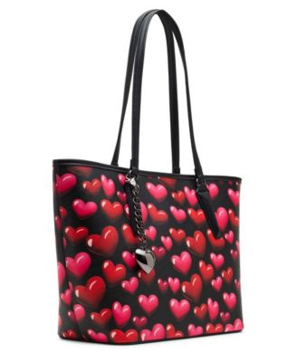 Bubble Hearts Medium Tote Bag