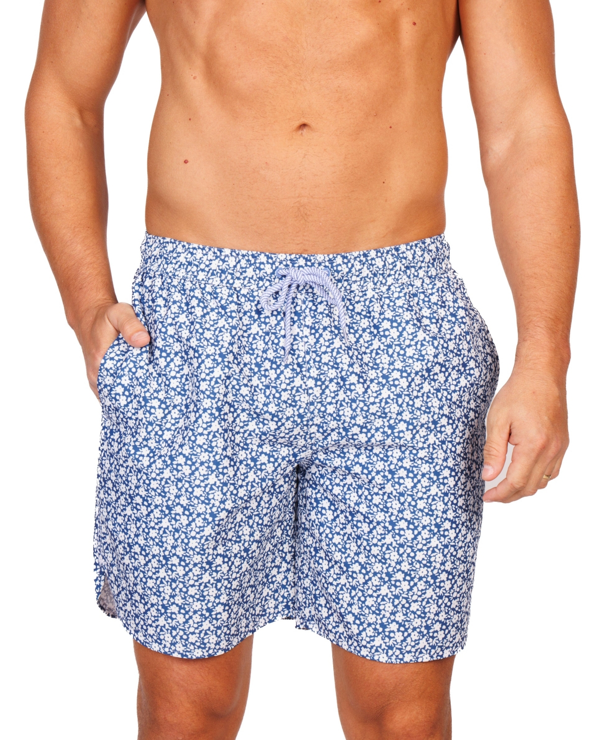 TailorByrd Men's Ditsy Floral Swim Shorts