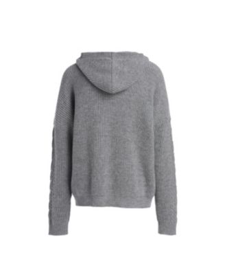 Women's Single Cable Superfine Merino Pullover