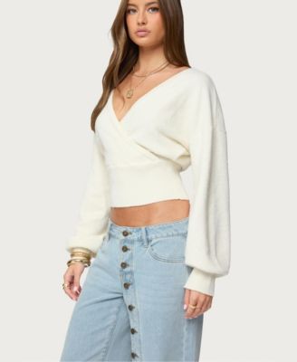 Women's Lillia V Neck Wrap Sweater